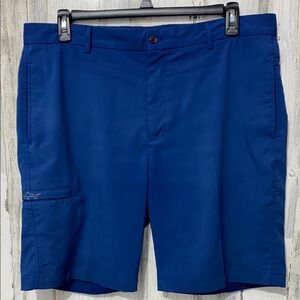 0704 Greg Norman Collection Blue Shorts